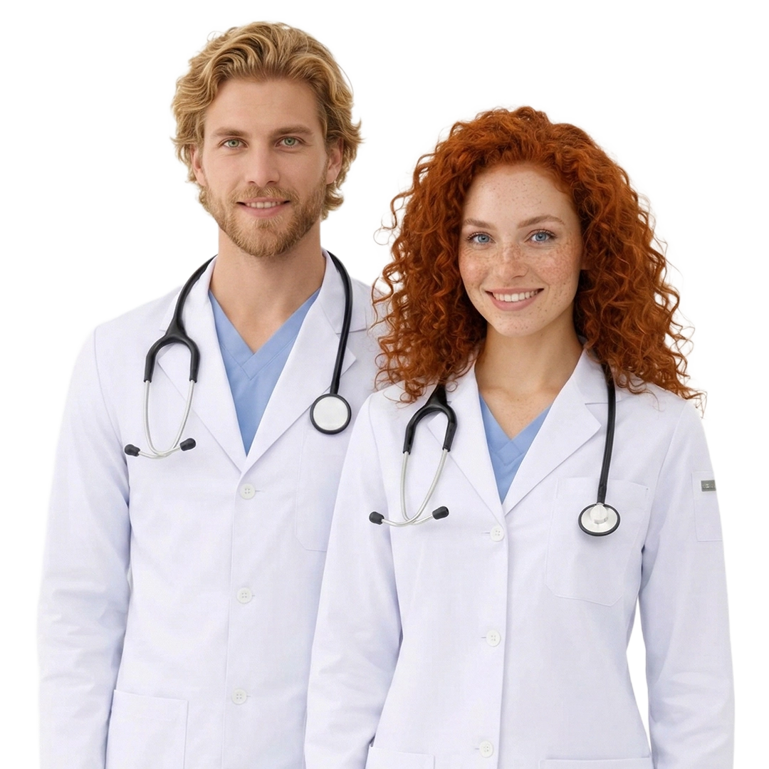 Swan beyaz doktor önlüğü